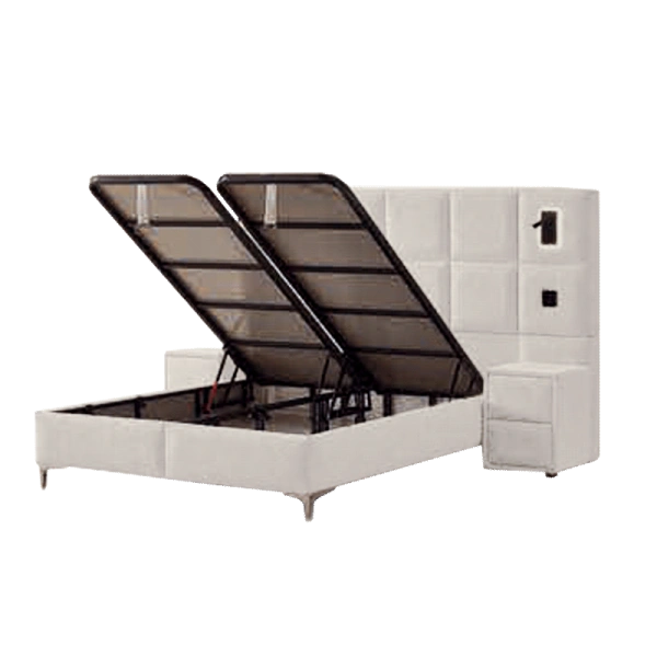 Boxspring bad with matress IBIZA 180 x 200 - cream AN