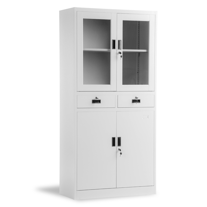 Метален шкаф Carmen CR 1247 JZ - сив