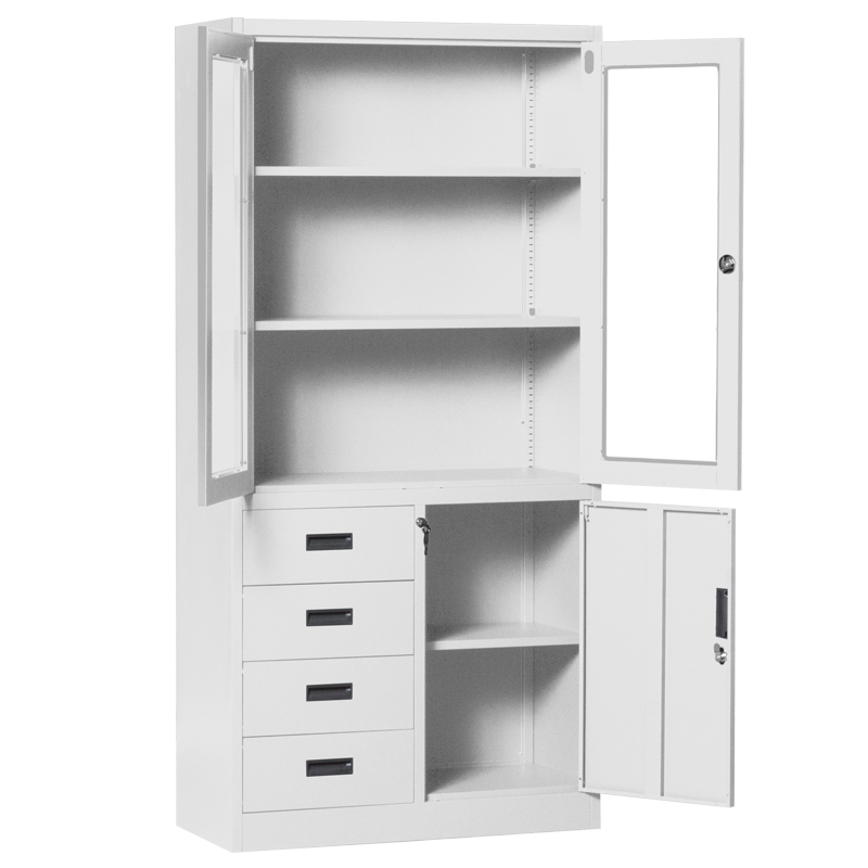 Метален шкаф Carmen CR-1278 J - сив