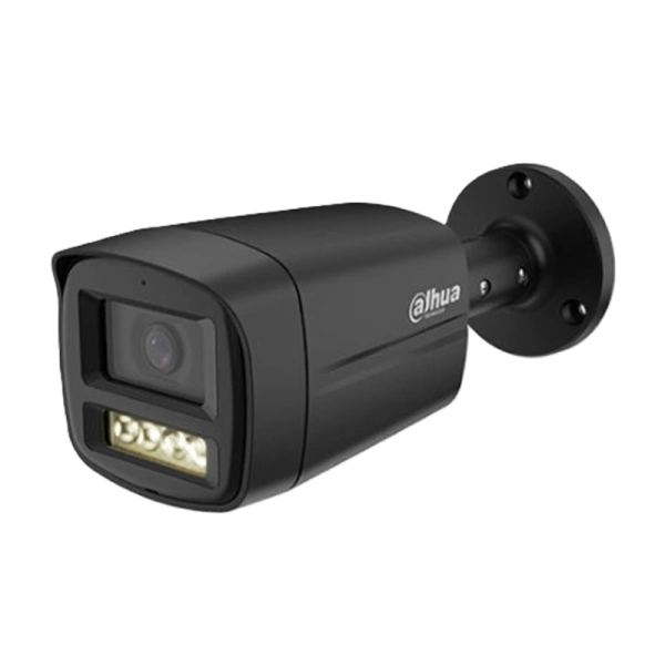 Dahua HAC-HFW1500TLM-IL-A-0280B-S3-DIP 5MP Smart Dual Light HDCVI Fixed-focal Bullet Camera - black