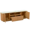 Tv stand KOLNO - white / oak