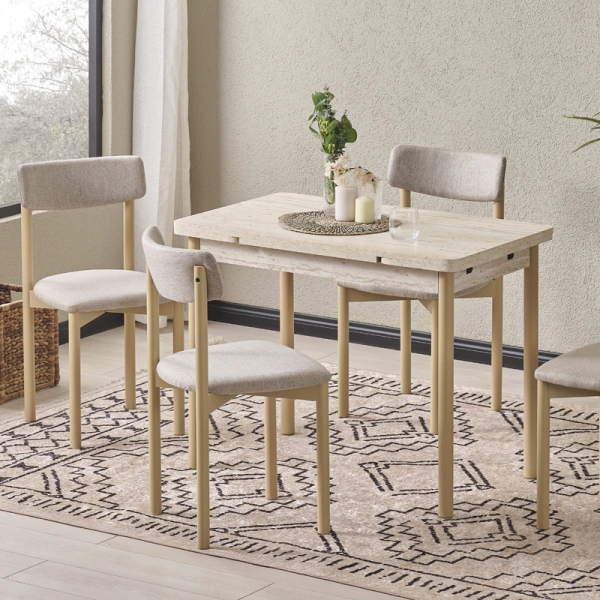 DINING TABLE M621 IGDIR - OAK TREVI BGE