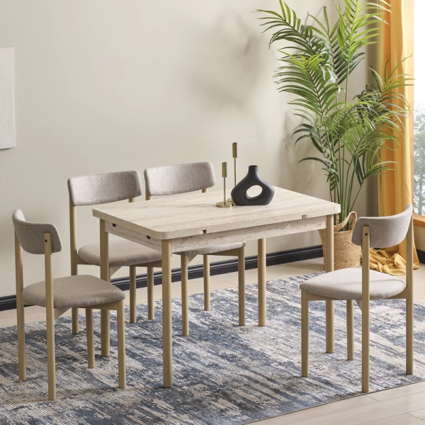 DINING TABLE M623 ARTVIN - OAK TREVI BGE