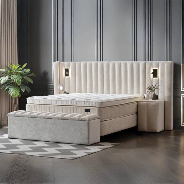 BED FLORIDA 160X200 VOGUE 01 (CREAM 01)