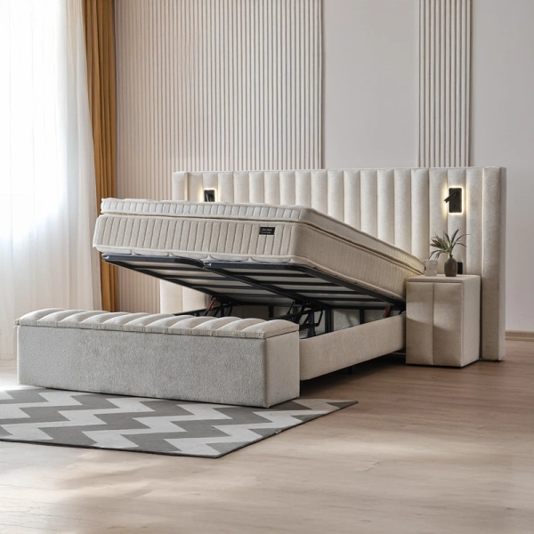 BED FLORIDA 160X200 VOGUE 01 (CREAM 01)