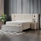 Boxspring bed FLORIDA 160 x 200 - cream 01