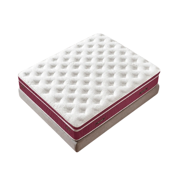 Тапицирана спалня с матрак MINI PUZZLE 160 х 200 - бордо 59