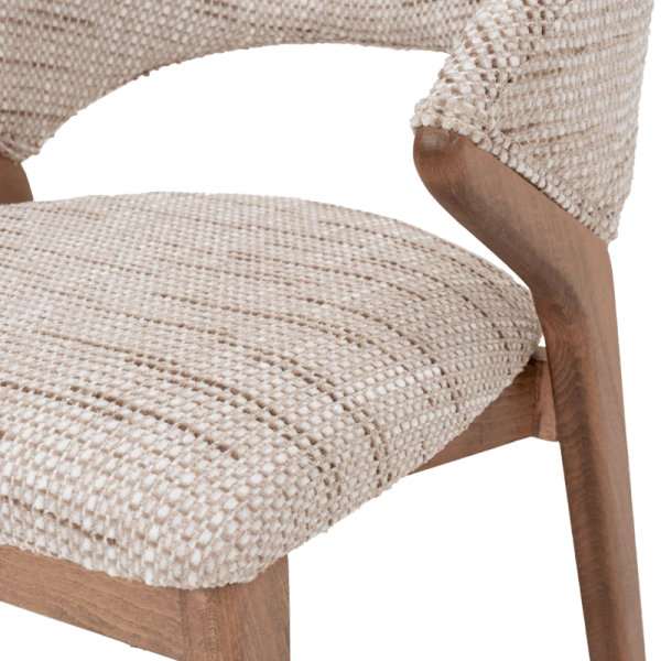 DINING CHAIR KUVARS (T) - BEIGE
