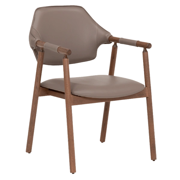 Dining chair NEVADA - brown