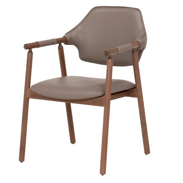 Dining chair NEVADA - brown