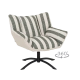 Armchair HOVE - green stripe