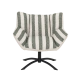 Armchair HOVE - green stripe