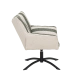 Armchair HOVE - green stripe
