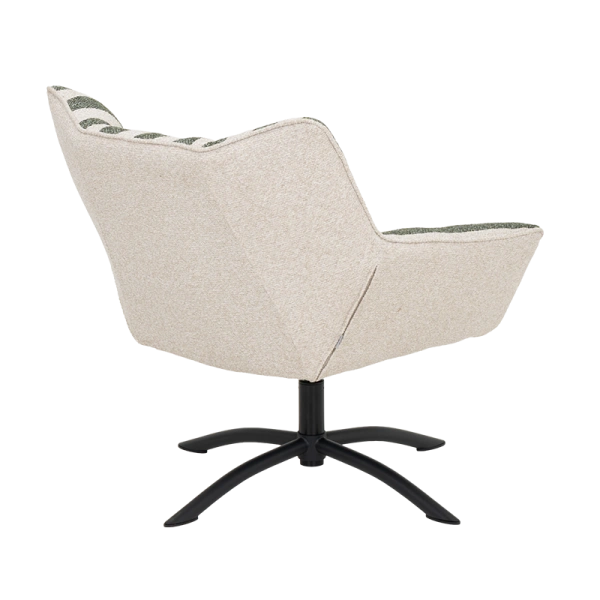 Armchair HOVE - green stripe