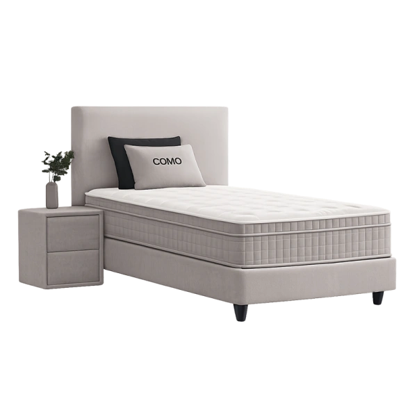 Boxspring bed COMO 90 x 200 - beige 020