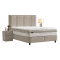 Тапицирана спалня с матрак PAROS XL 160 х 200 - бежов 04