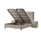 Boxspring bed PAROS XL 160 x 200 - beige 04