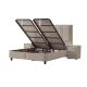 Boxspring bed PAROS XL 160 x 200 - beige 04