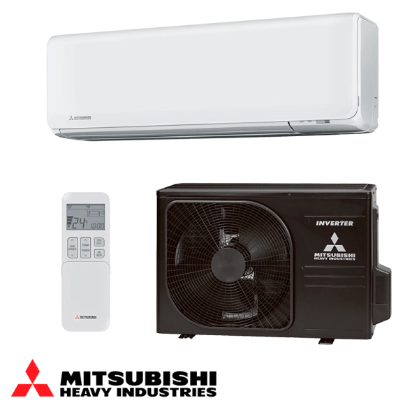 Инверторен климатик Mitsubishi Heavy Industries SRK 20 ZT-WF + SRC 20 ZT-WB - бял