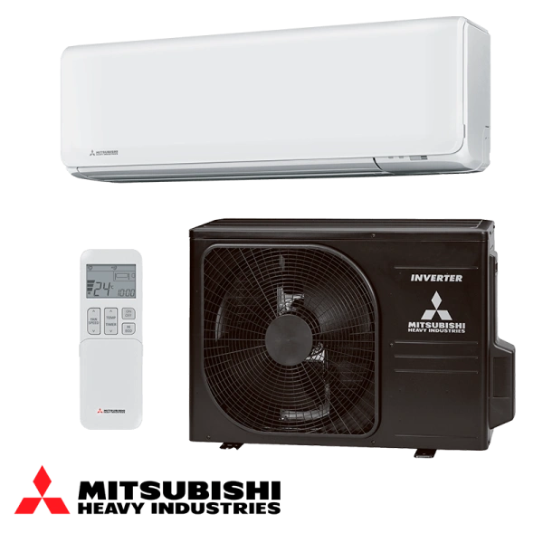 Инверторен климатик Mitsubishi Heavy Industries SRK 35 ZT-WF + SRC 35 ZT-WB - бял 