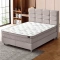 Boxspring bed with mattress BEST 160 x 200 - cream 020