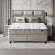 Boxspirng bed with mattress CARIA 160 x 200 - pearl SY