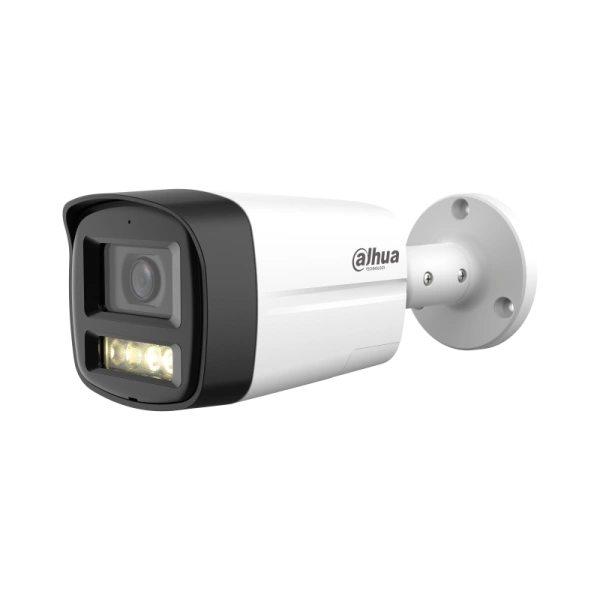Dahua HAC-HFW1200TLM-IL-T-0360B-DIP 2MP Smart Dual Light HDCVI Two-way Talk Fixed-focal Bullet Camera