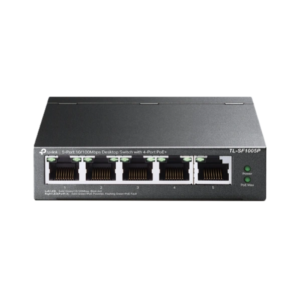 TP-LINK OMADA TL-SF1005P 5-Port 10/100Mbps Desktop Switch with 4-Port PoE+