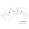 Corner sofa Bari