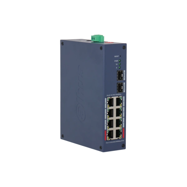 Dahua CHS4210-8GT-110 10-Port Cloud Managed Hardened Gigabit Switch with 8-Port PoE