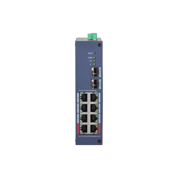 Dahua CHS4210-8GT-110 10-Port Cloud Managed Hardened Gigabit Switch with 8-Port PoE