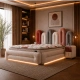 Boxspirng bed with mattress HARMONIE 160 x 200