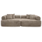 Compressed sofa LILIA - dark brown