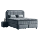 Bed with mattress 140 x 200 - grey 32