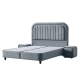 Bed with mattress 140 x 200 - grey 32