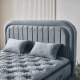 Bed with mattress 140 x 200 - grey 32