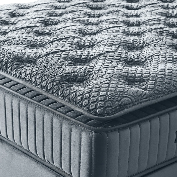 Bed with mattress 140 x 200 - grey 32