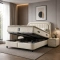 Bed with mattress MADRID 160 x 200 - grey 02