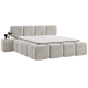 Boxspring bed LEGO 160x200 - cream 02