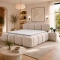 Boxspring bed LEGO 160x200 - cream 02