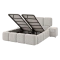 Boxspring bed LEGO 160x200 - cream 02