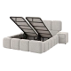 Boxspring bed LEGO 160x200 - cream 02