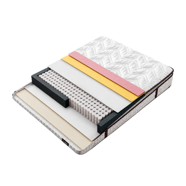 Boxspring bed LEGO 160x200 - cream 02
