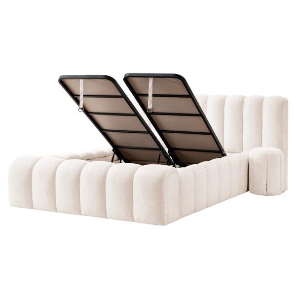 Boxspring bed CARLA 180x200 - cream 02