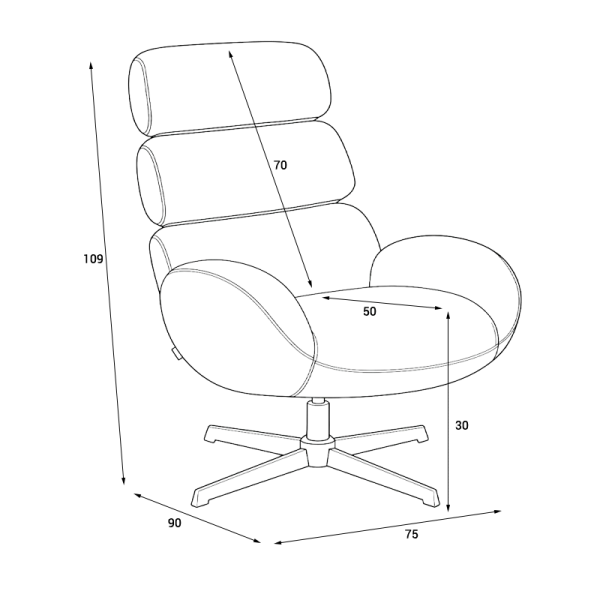 Armchair MARY - ceremid