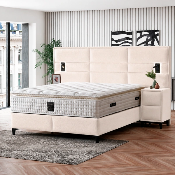 BED MATHILDA 180X200 EDEN 02 (CREAM 02)