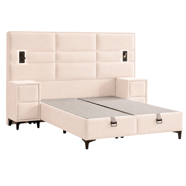 BED MATHILDA 180X200 EDEN 02 (CREAM 02)