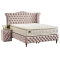Тапицирана спалня с матрак DIMMAX 160 х 200 - крем 03