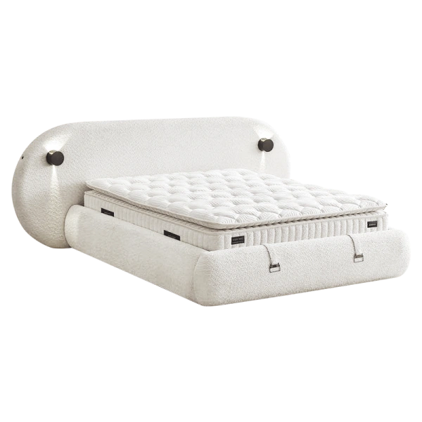 Boxspring bed Lumera 180 x 200 - champagne 318