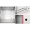 WALL MOUT RACK LANDE 12U 19“ FLAT 540X400MM GRAY